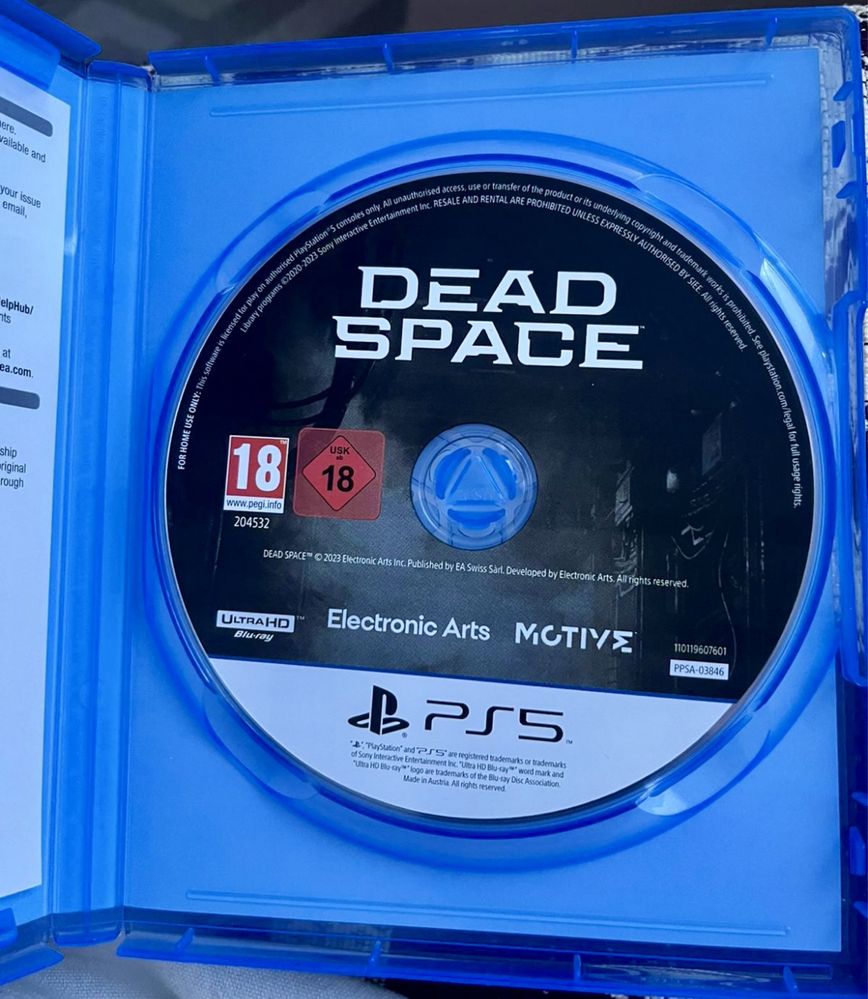 PS5 диски Dead Space Remake