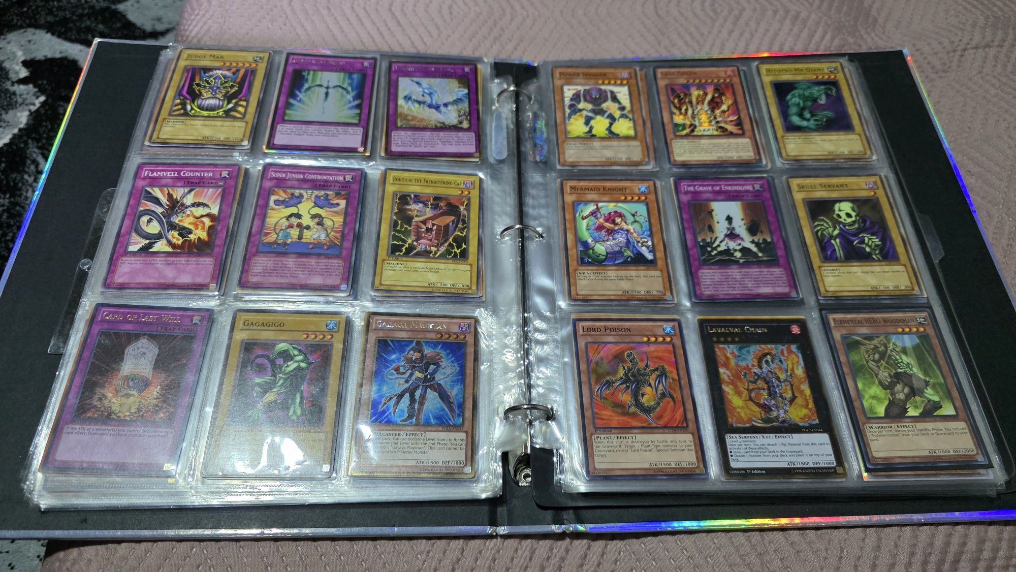 Binder YuGiOh diverse raritati