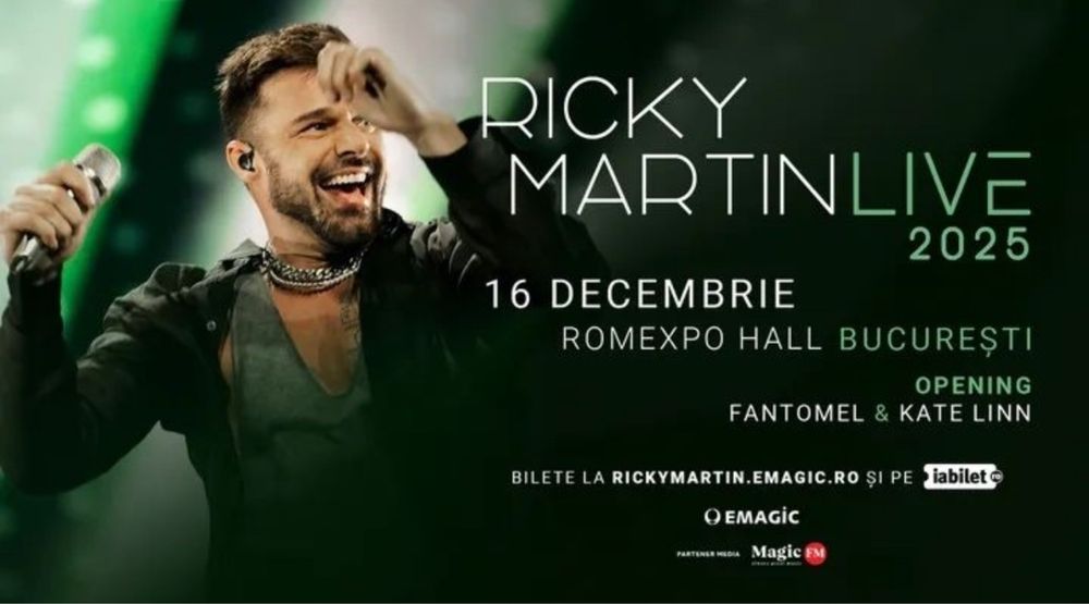 Vand doua bilete ricky martin