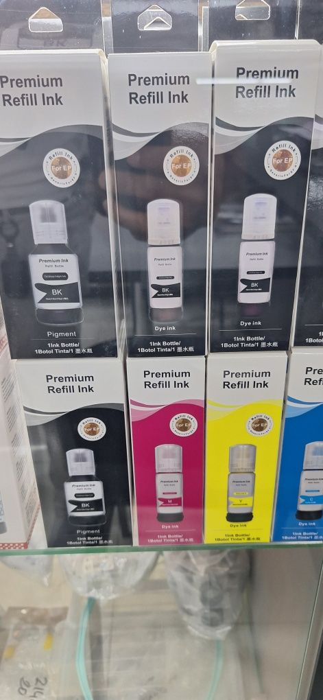 Canon pixma va epson printerlar uchun ranglar kraskalar