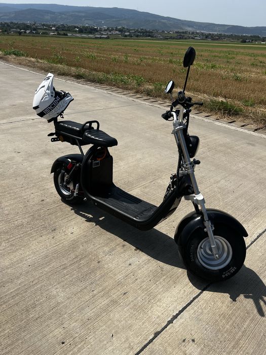 Scuter electric 1500W – 60 km/h+ Cască Cross SMK