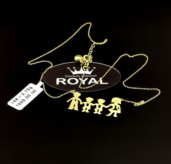 Bijuteria Royal lanț din aur 14k 2.73 gr