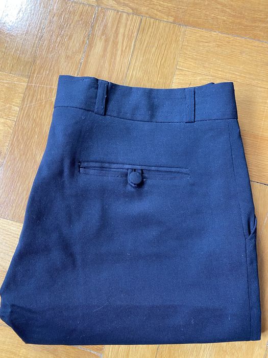 Pantaloni lână office 36 negri