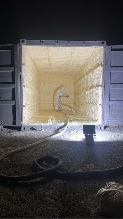 Утепление ППУ пенополиуретаном