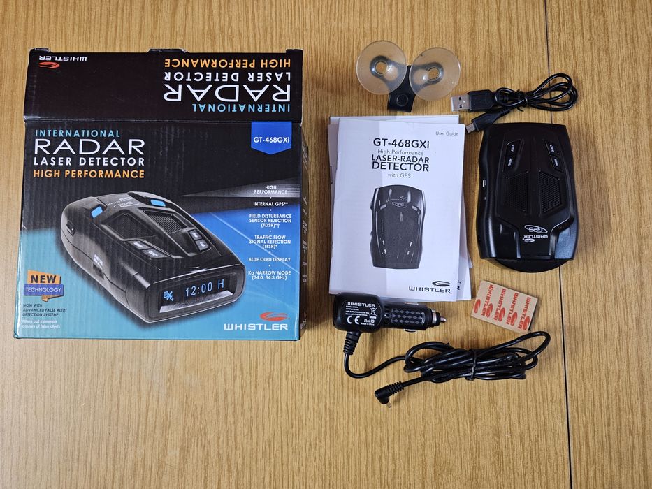 Радар детектор с вграден GPS Whistler GT-468GXi