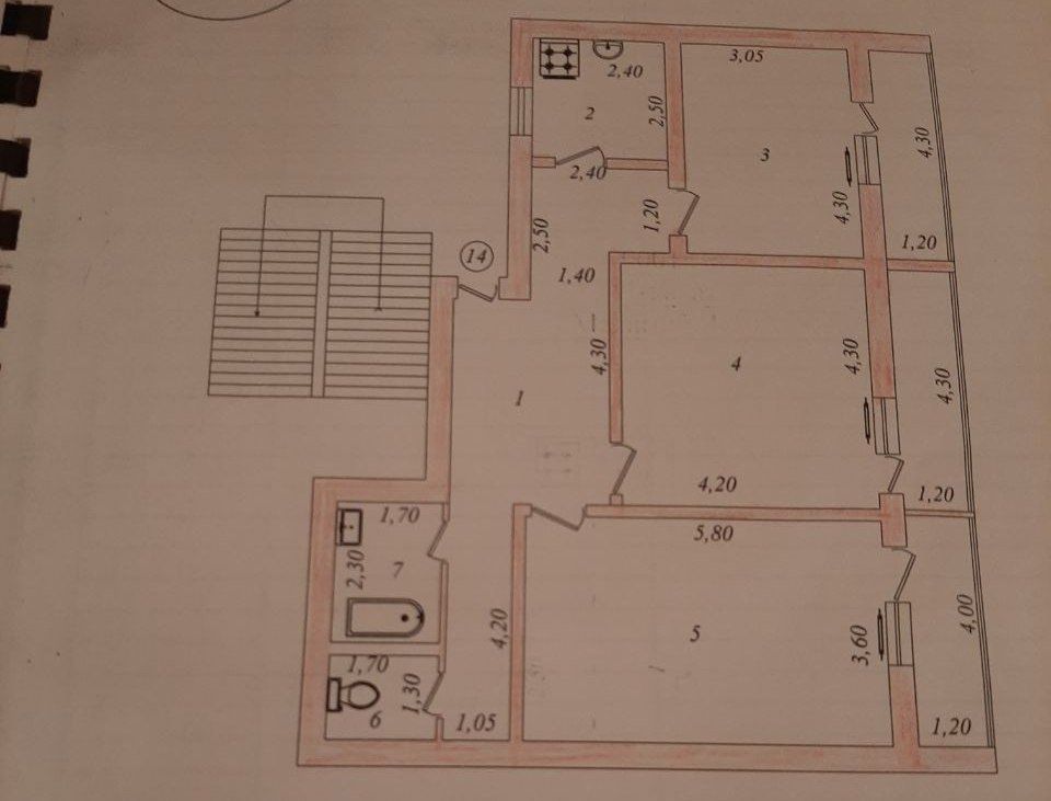 Срочно продаётся квартира на чиланзар 20Д 3/3/4