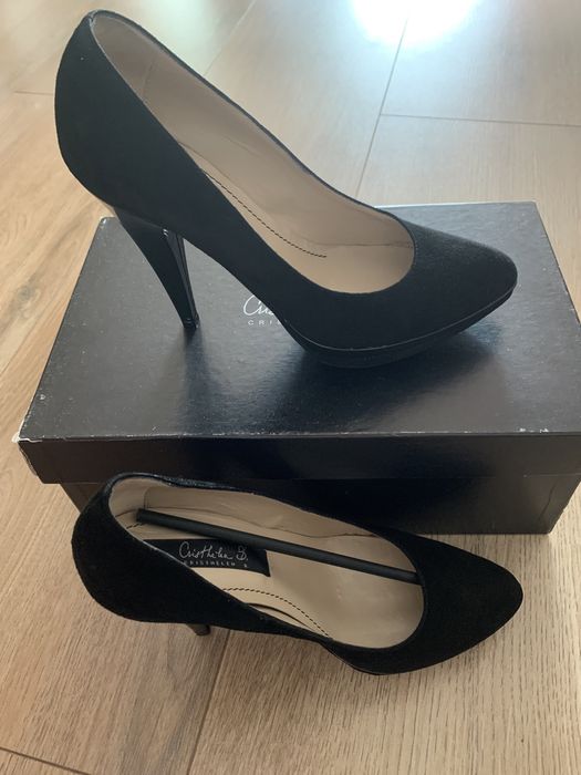 Pantofi Musette - Christelen B, piele intoarsa, marimea 37