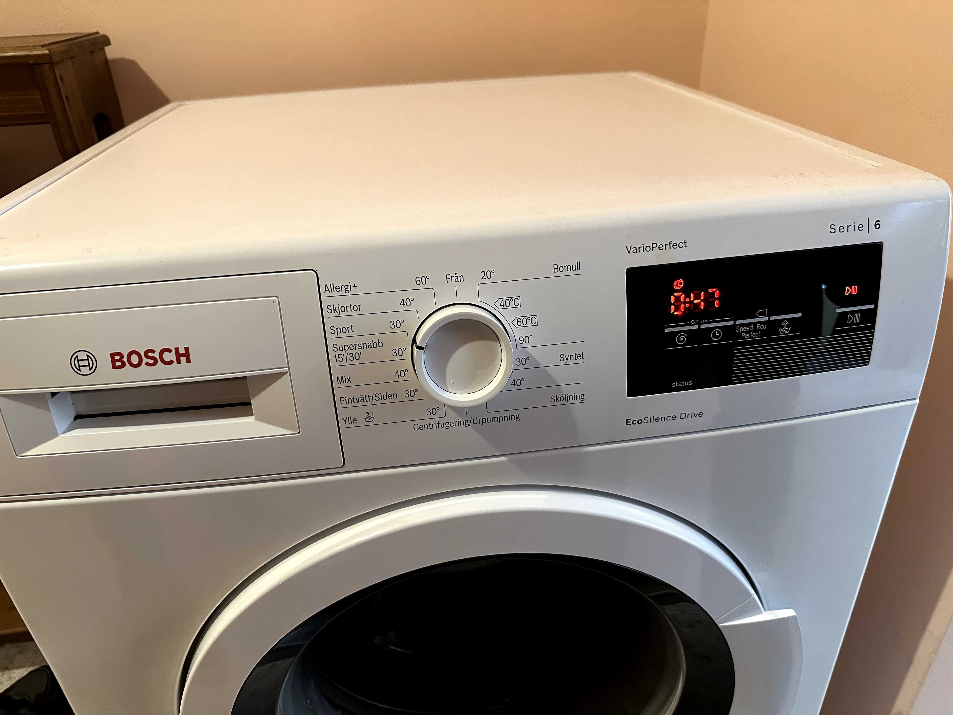пералня Bosch Serie 6 VarioPerfect А+++ 8кг 1400 оборота WAT283L8SN/40