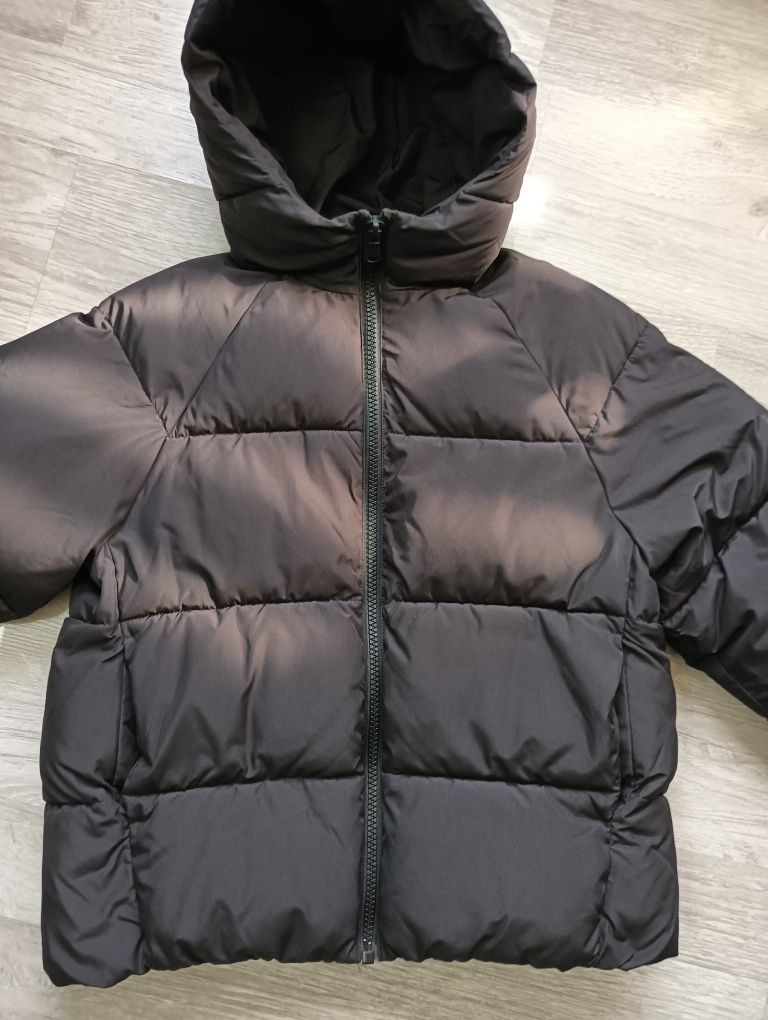 Черно зимно яке Zara