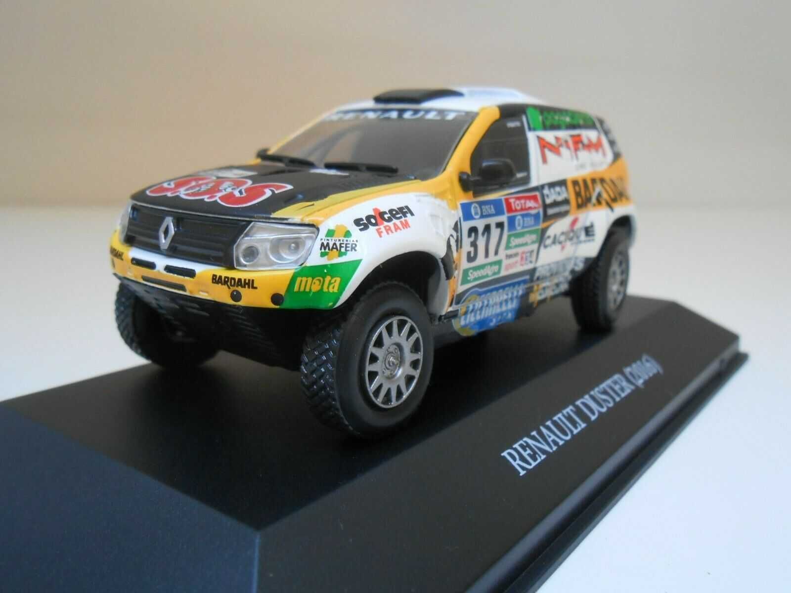 Macheta RENAULT ( DACIA ) DUSTER RALLY DAKAR 2016 - Ixo, 1/43.