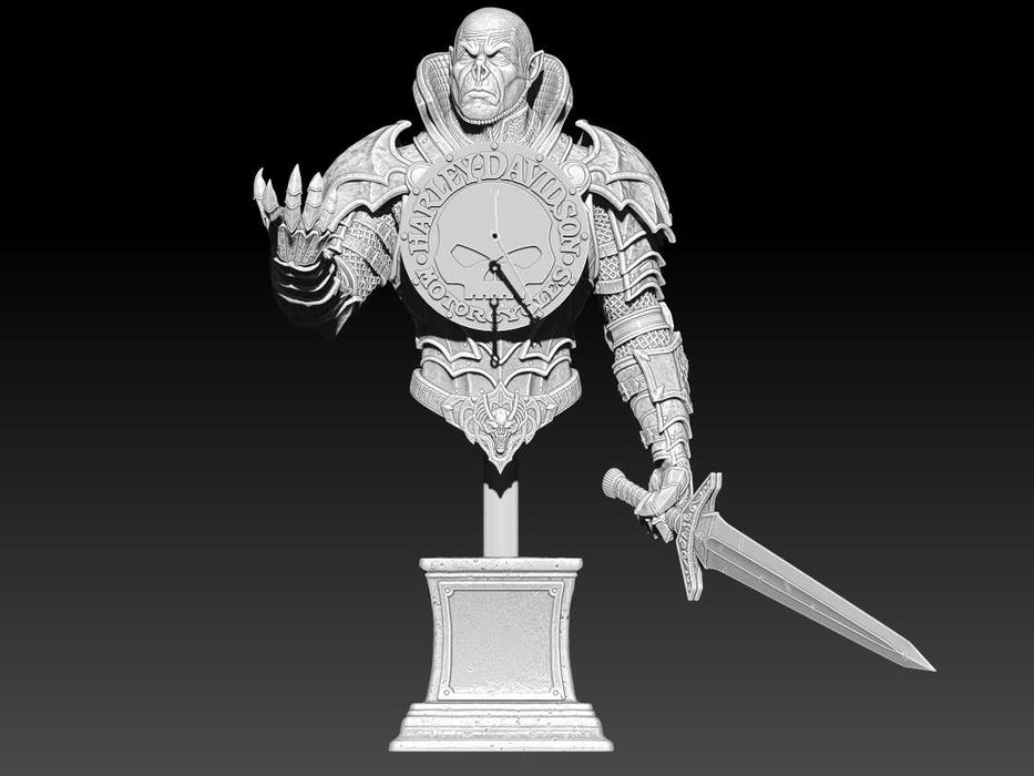 Тематичен настолен часовник за любители на тъмната страна