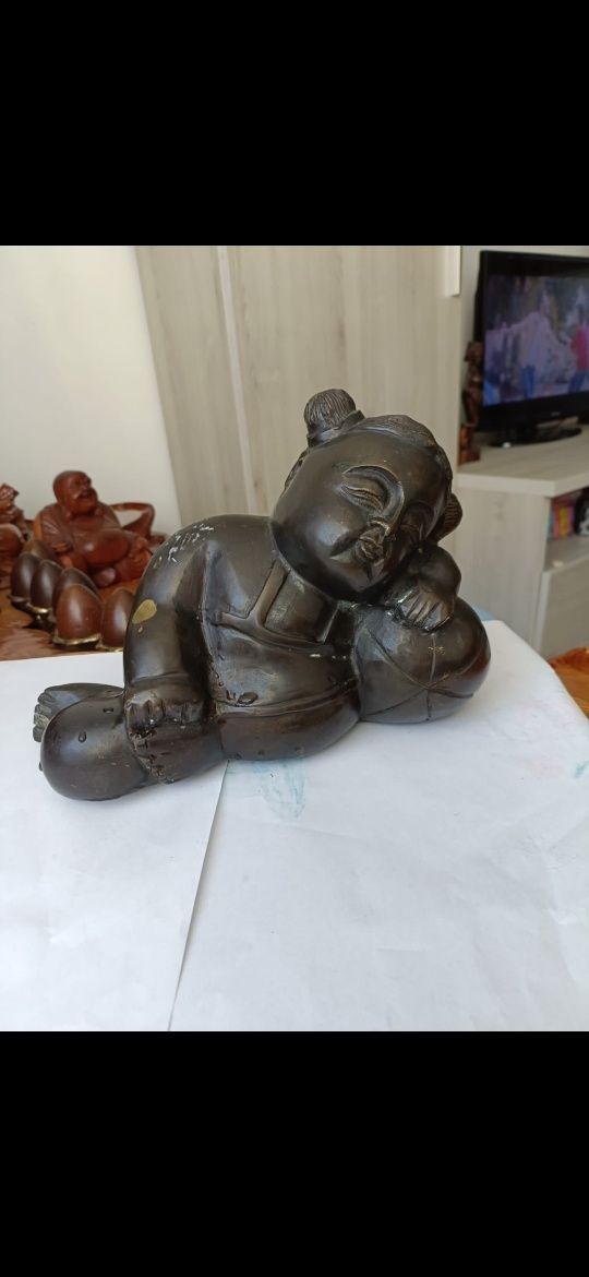 Budha statueta din bronz vechi !