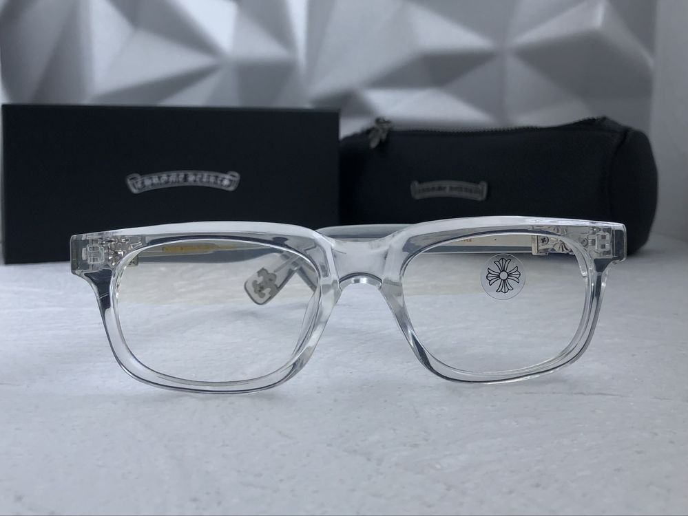 Очила за компютър Диоптрични рамки прозрачни слънчеви chrome hearts