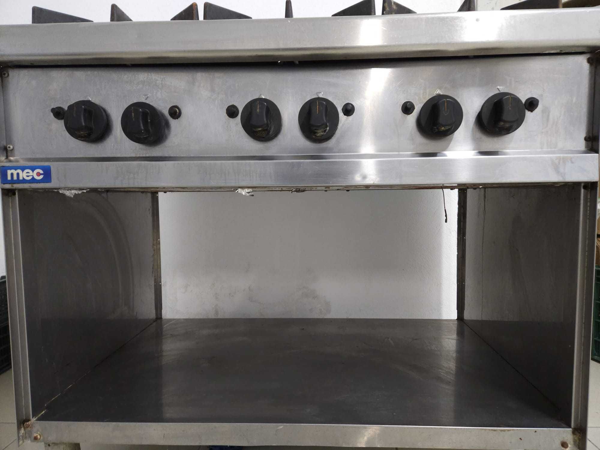 Vand aragaz bucatarii profesionale, INOX, cu 6 ochiuri pe gaz