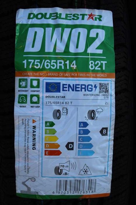 Anvelope iarna noi 175/65 R14 82T Doublestar