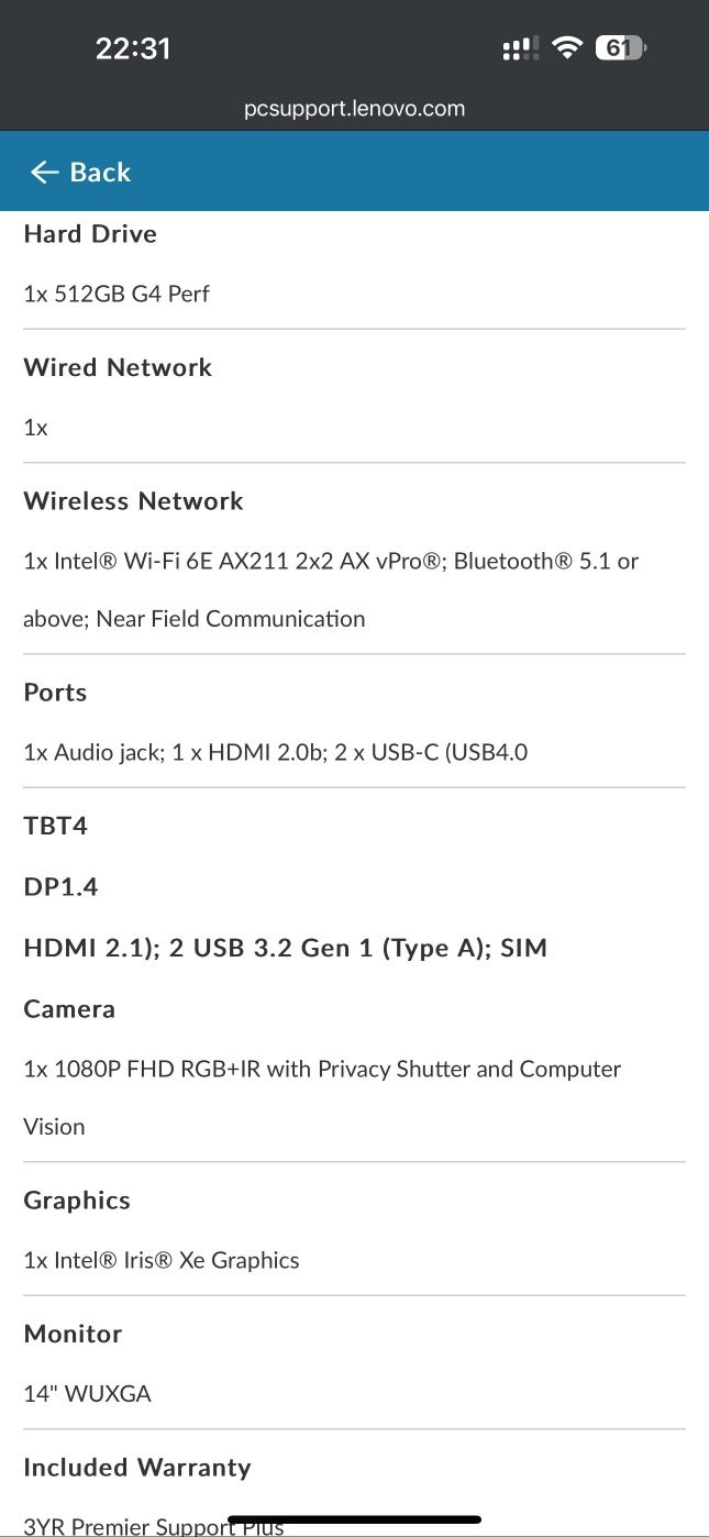 Laptop Lenovo Thinkpad X1 Carbon Gen ultima generație!! 13