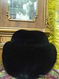 Норковая шапка БОРЭК черного цвета