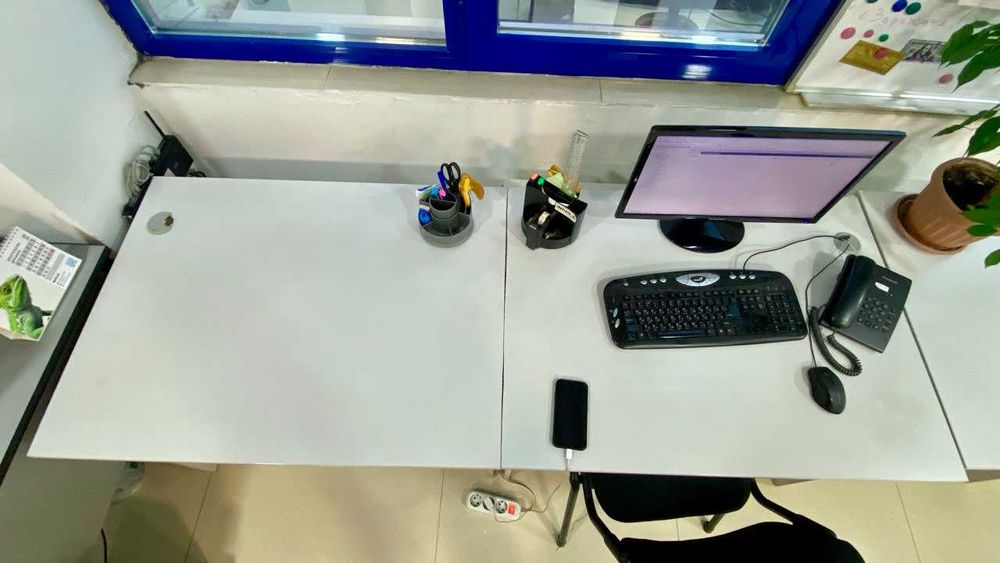 Рабочий стол оператора (серый) 2 шт.