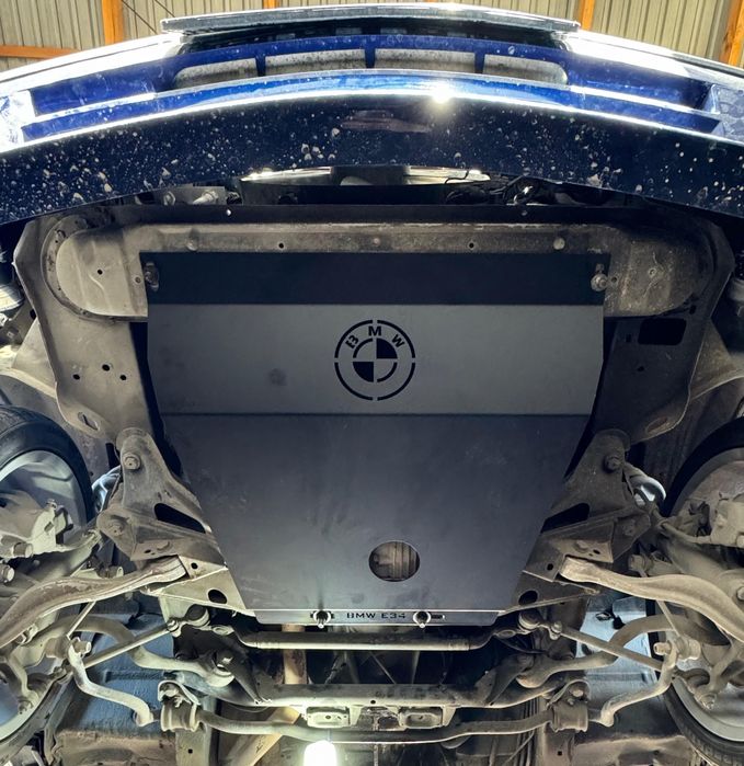 BMW E34 защита двигателя железная