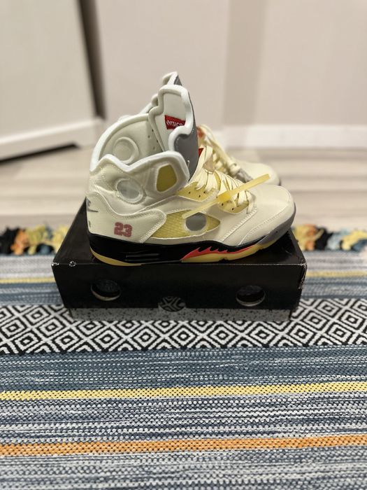 Jordan 5 Off White Sail