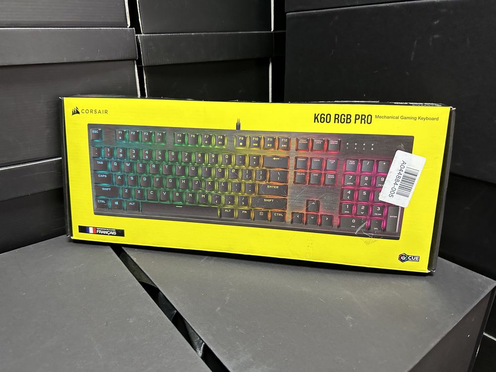 Tastatura mecanica gaming Corsair K60 PRO, iluminare RGB, Negru