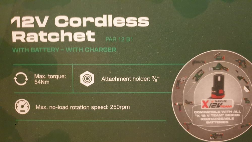 Cheie clichet parkside 12v