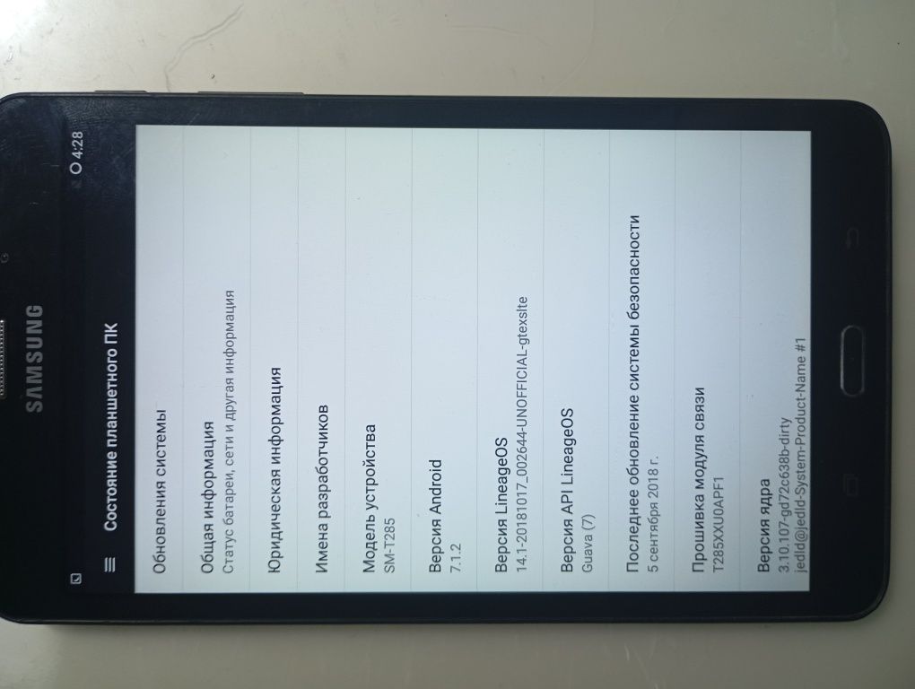 Телефон планшет Samsung tab a6