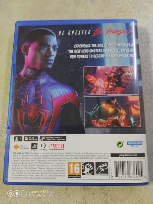 Игра за ps 5 Spiderman