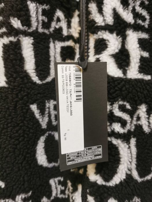 Versace jeans couture teddy bear jacket