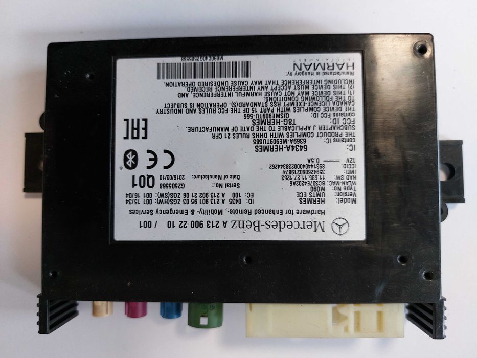 Модул за управление на комуникации/Bluetooth Mercedes W213 Е220d 2017