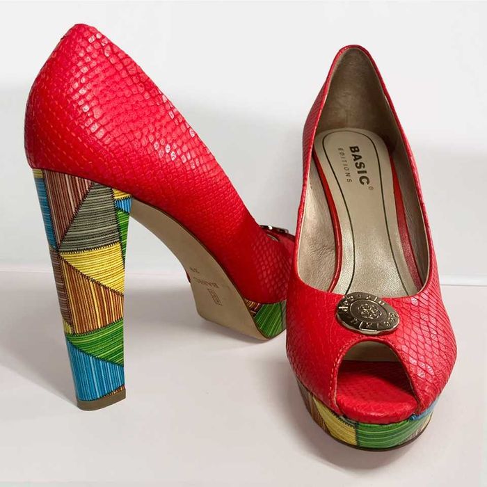 Basik editions туфли красные 39