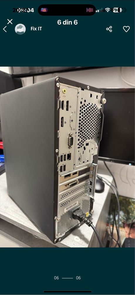 Lenovo Thinkcentre i5 10400 12gb 512GB Nvidia Gatax1050 TI