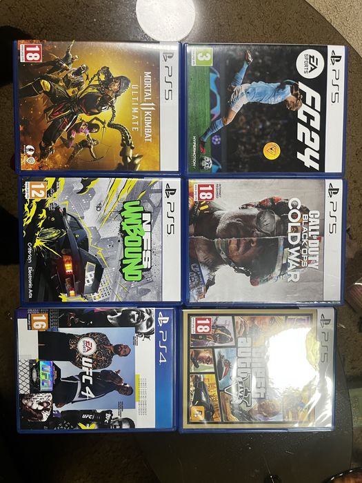 Продам или обменяю игры на ps5, ps4