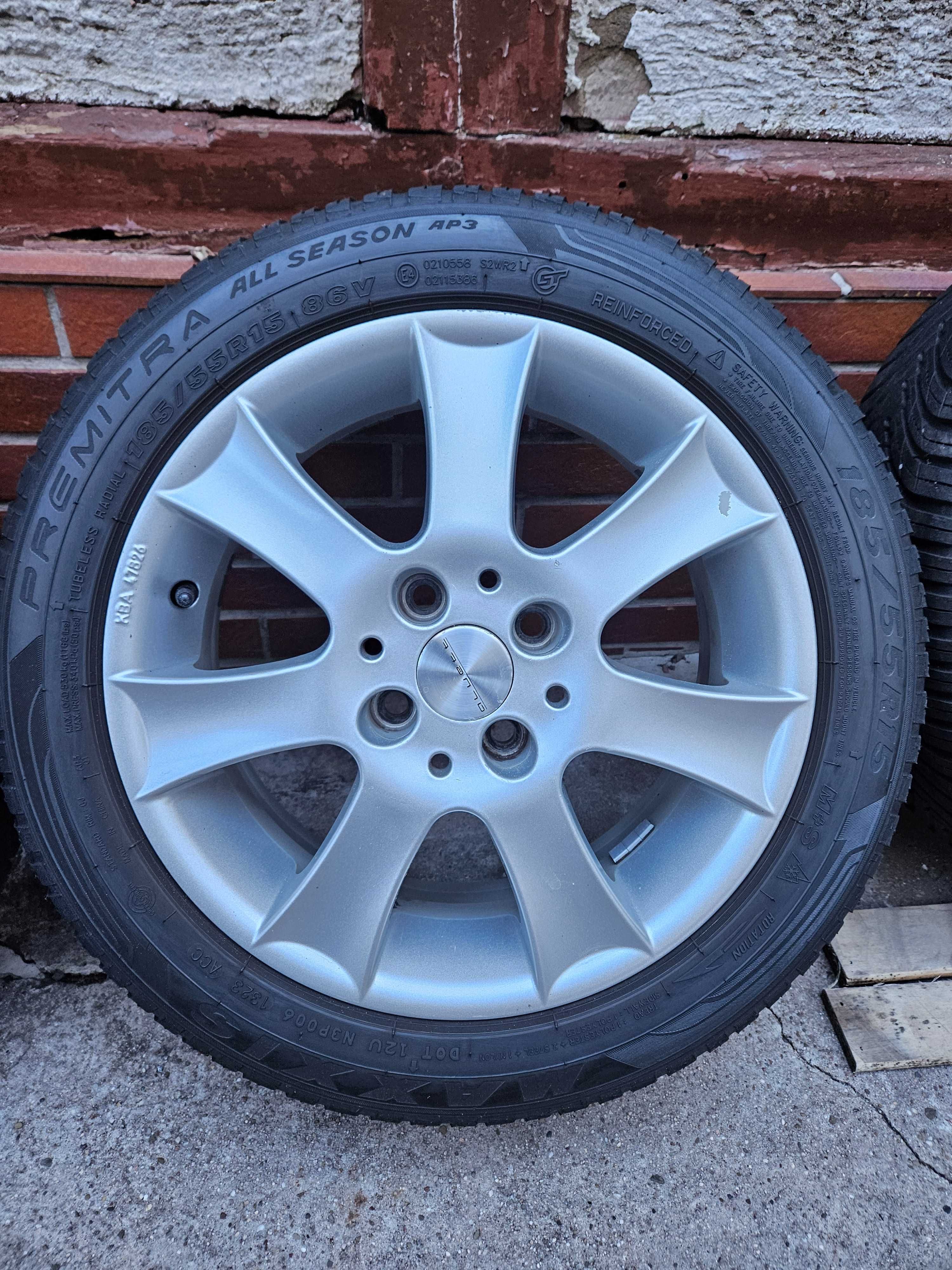 Леги джанти 15" 4х100 Всесезонни гуми 185/55/15