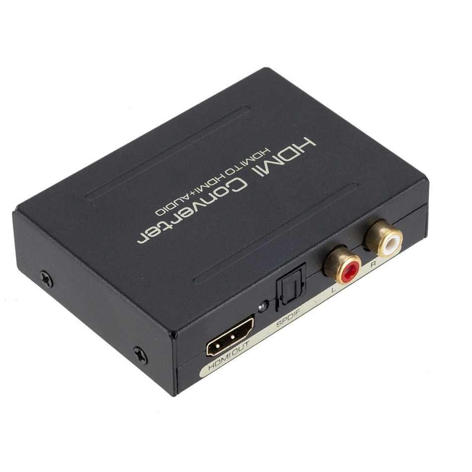 Adaptor convertor HDMI la HDMI + audio digital optic si RCA (SPDIF)