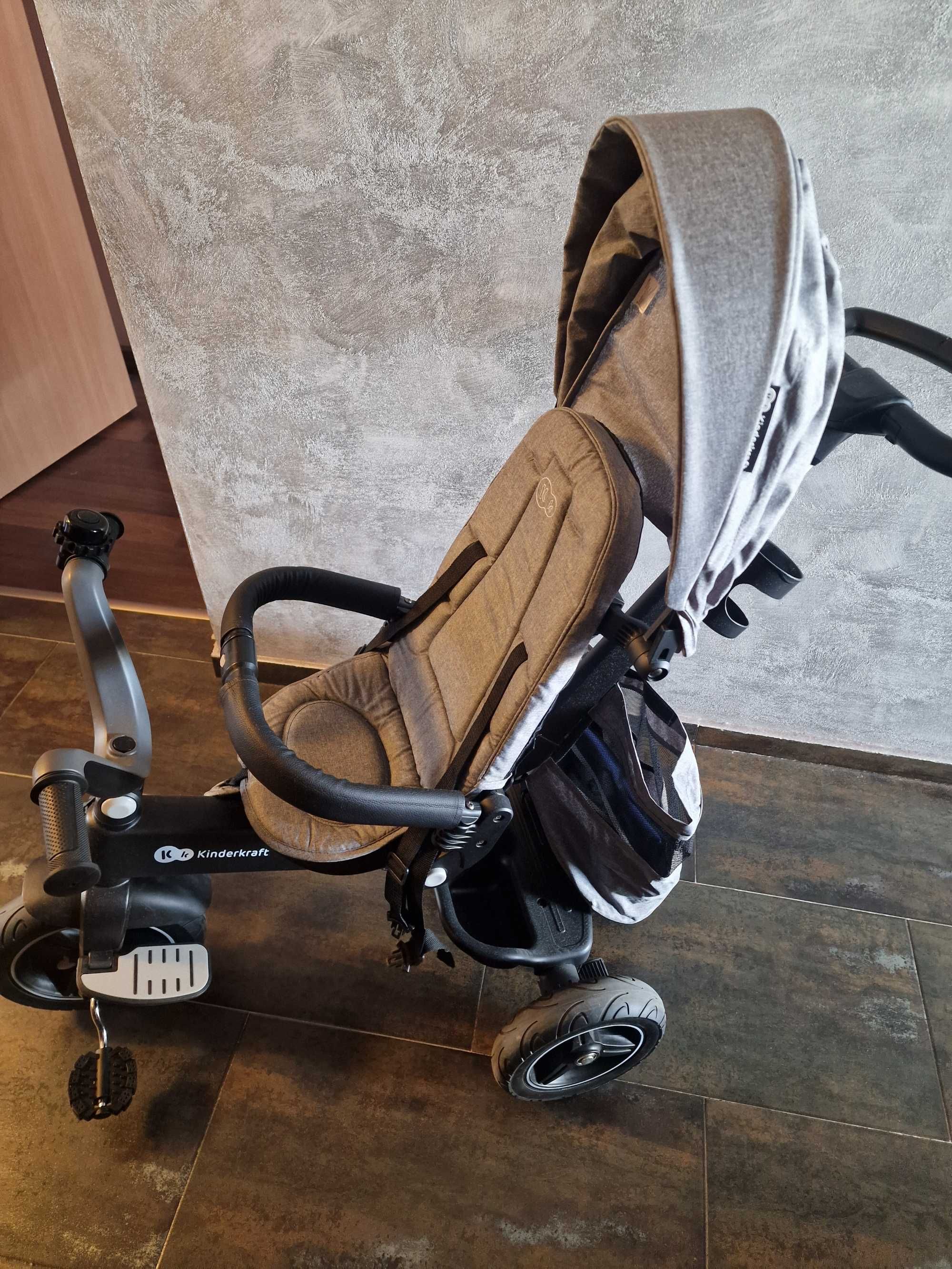 Триколка Easytwist Kindercraft сива
