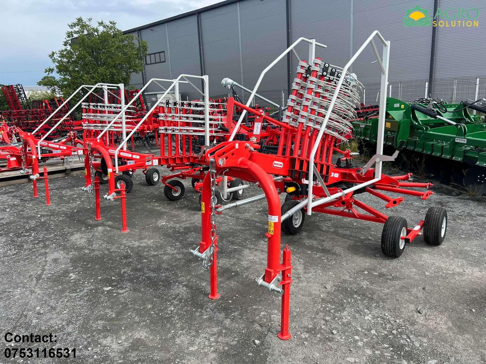 Grebla de adunat rotativa GOLIA PRO 350 / 410 TANDEM - MASCHIO