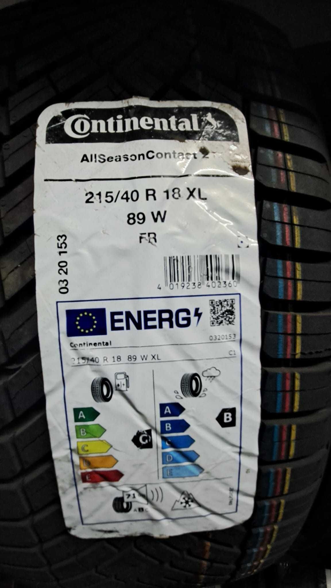 Anvelope allseason noi Continental 215/45 R18 89W AllseasonContact2 EV