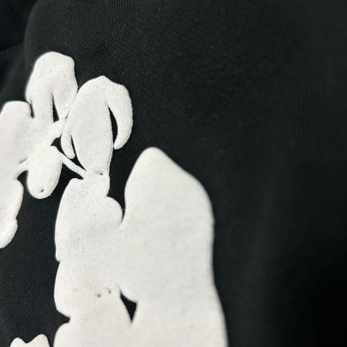 Hanorac Denim Tears negru cu print puffy mărimea S nou cu eticheta