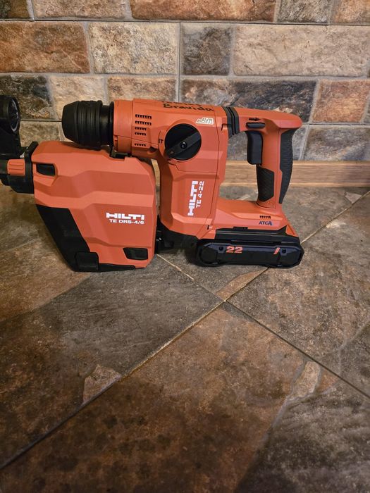 Rotopercutor Hilti TE6 și  TE4 cu aspirator