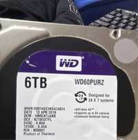 HDD 6TB WD purple hard drive