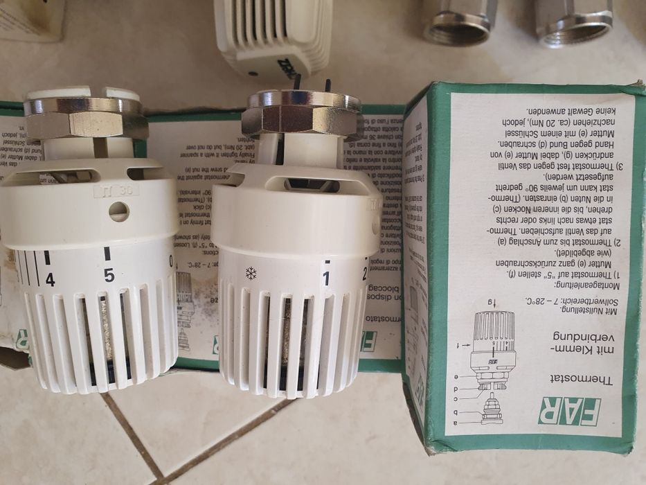 Termostat calorifer, electro valve, supapa siguranță