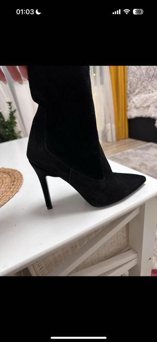 Botine piele intoarsa, 39