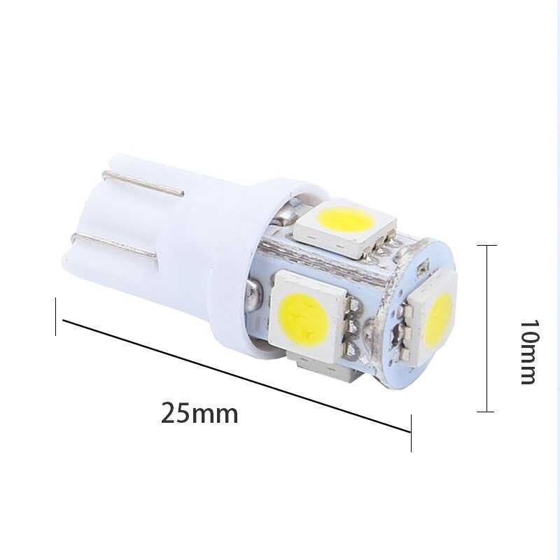 LED Лед Диодни Крушки За Табло, Габарит, Т10 W5W, 1X LED, 12V, 5 Цвята