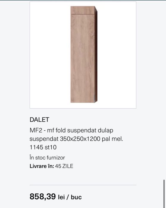 Dulap baie, delta studio