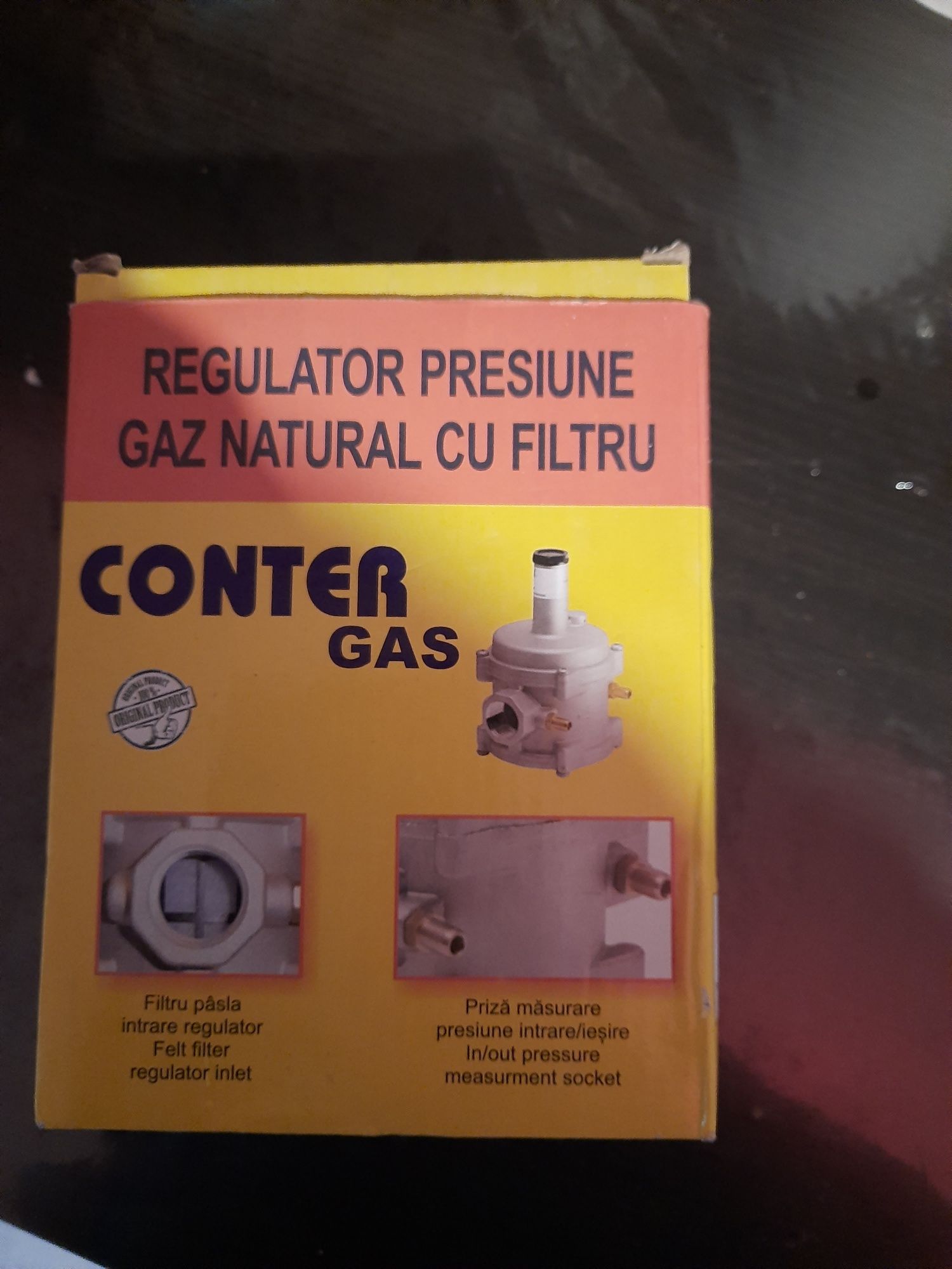 Transport gratuit! Regulator presiune gaz natural cu filtru NOU