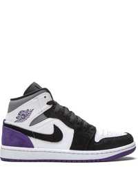 Nike Aj1 Mid Court Purple White