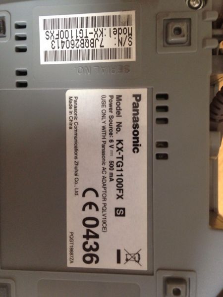 Стационарен безжичен телефон Panasonic