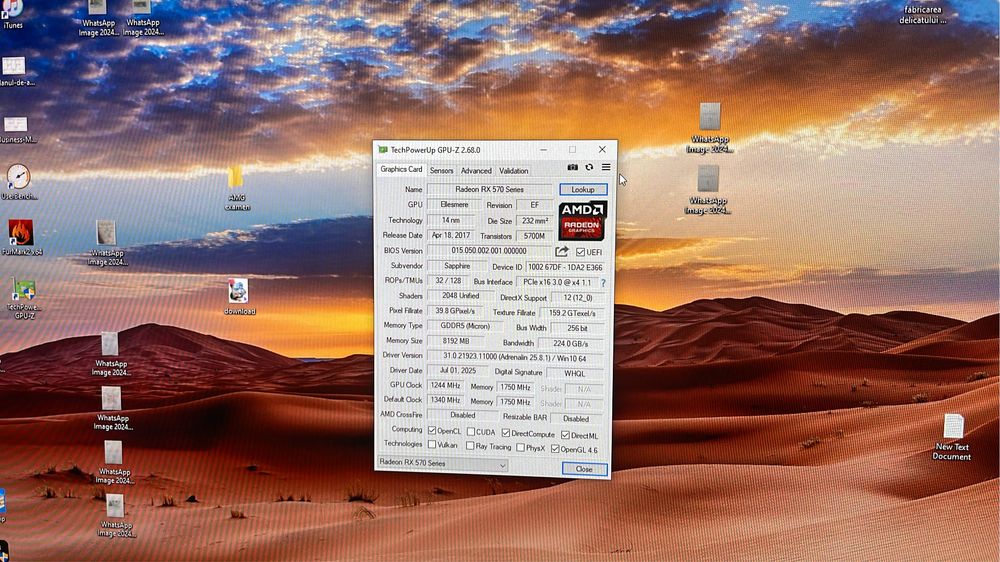 Set 2 placi video rx570 8gb