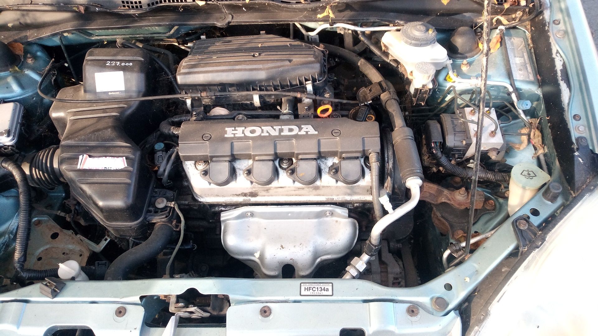 Motor complet Honda Civic 1.4 inj. D14Z6, 66kw/90cp, 1396cm3, an 2001